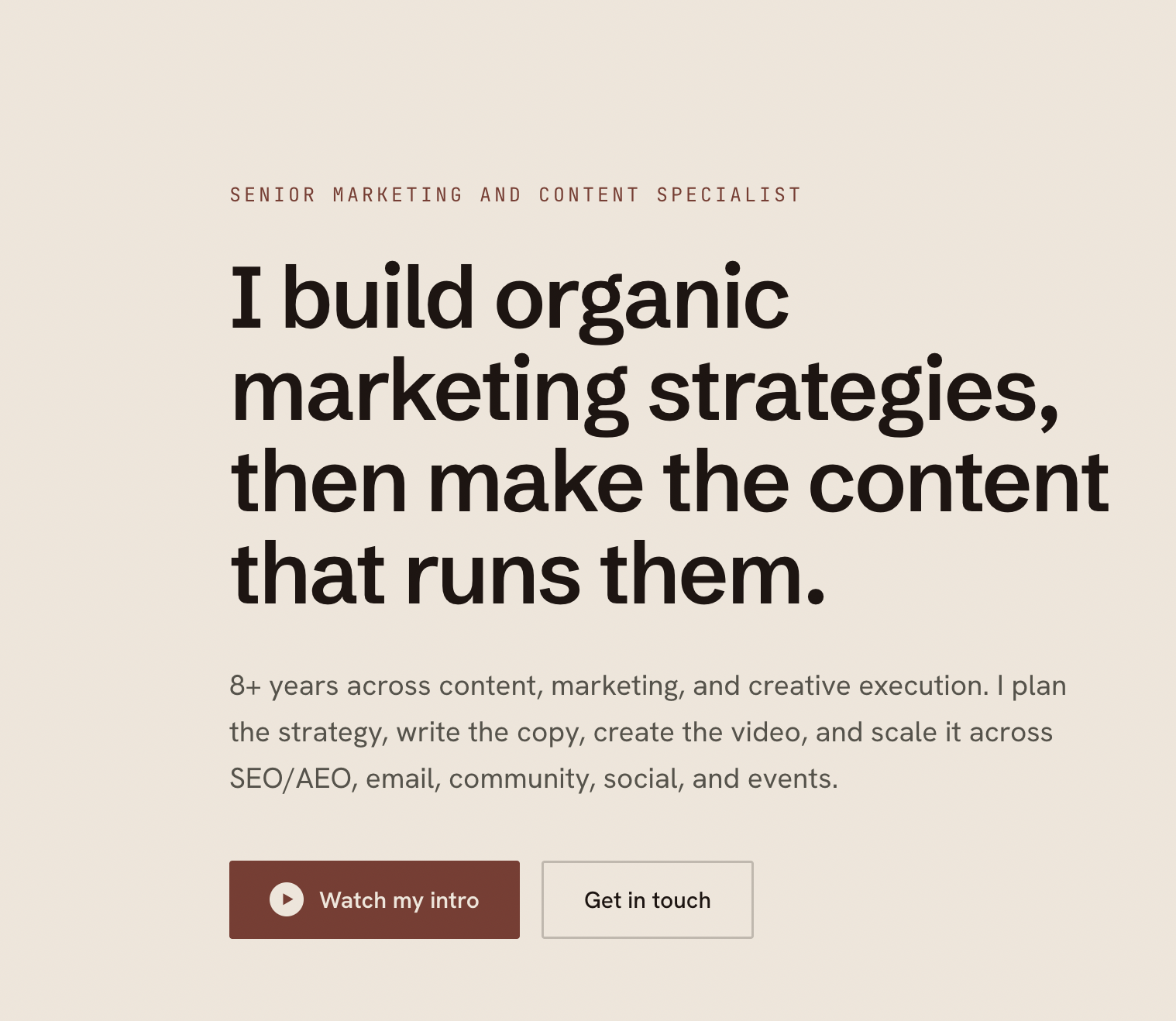 Portfolio — Home